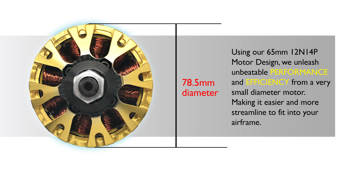 Scorpion A2-6518-210kv (40cc / 5500w / 12s) features